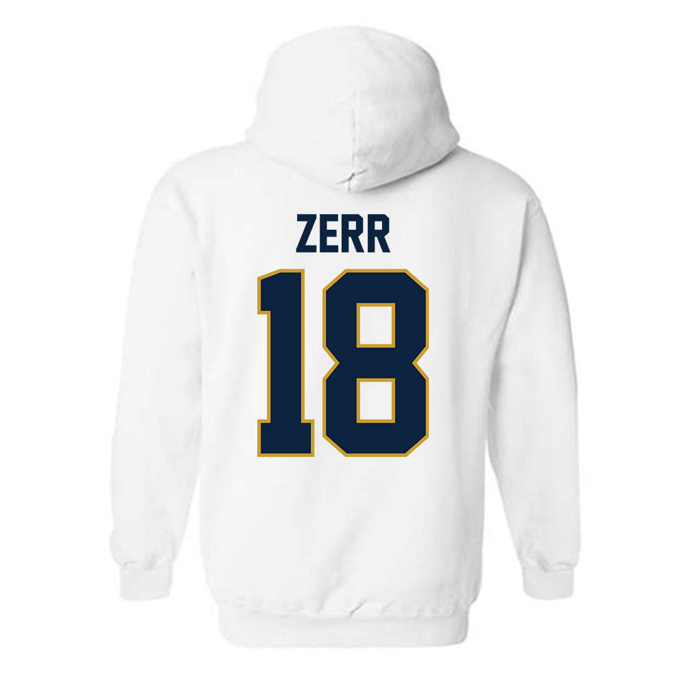 Notre Dame - NCAA Baseball : Aiden Zerr - Sports Shersey Hooded Sweatshirt-1