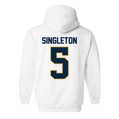 Notre Dame - NCAA Baseball : Dylan Singleton - Sports Shersey Hooded Sweatshirt-1