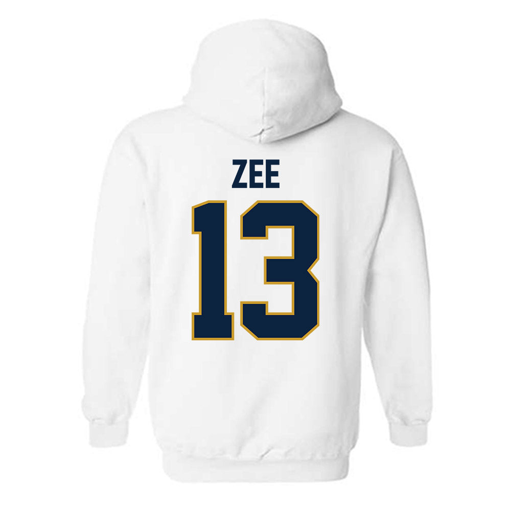 Notre Dame - NCAA Baseball : Jamie Zee - Sports Shersey Hooded Sweatshirt-1