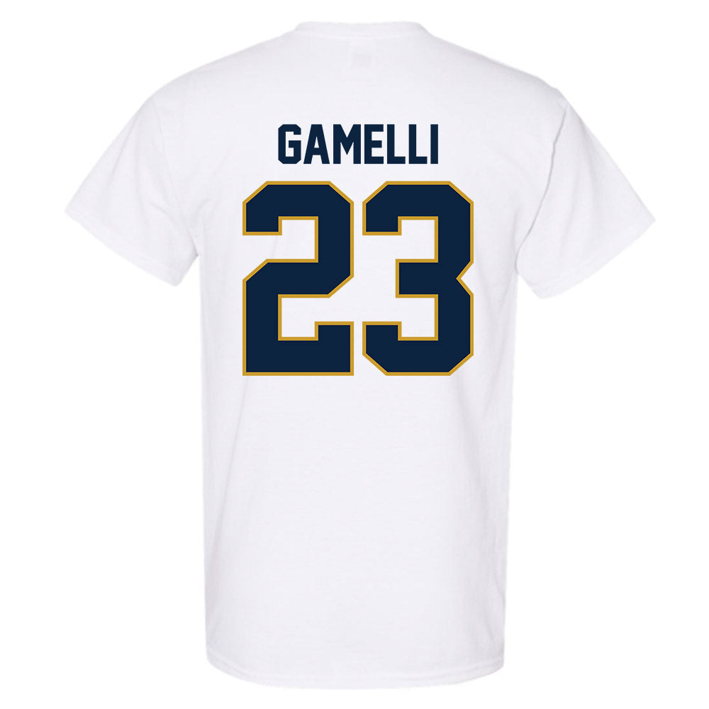 Notre Dame - NCAA Baseball : Gian Gamelli - Sports Shersey T-Shirt-1