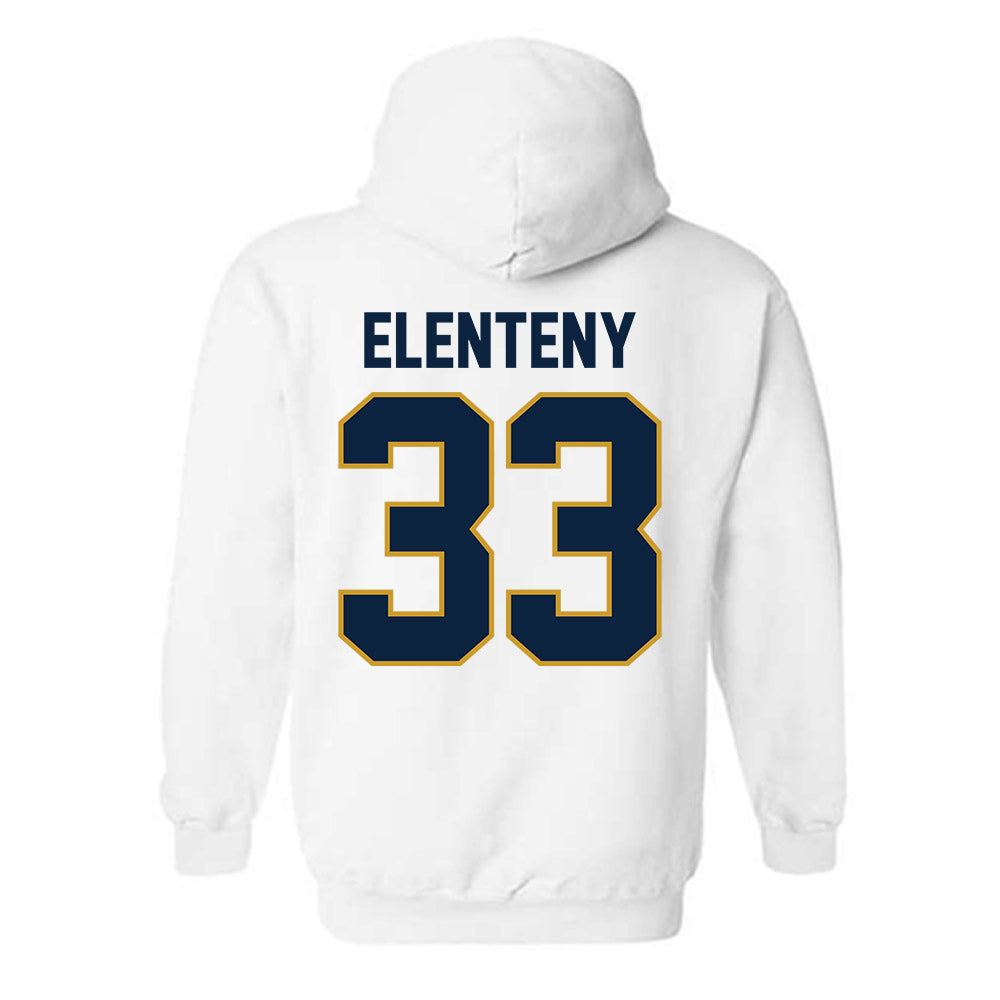 Notre Dame - NCAA Baseball : Connor Elenteny - Sports Shersey Hooded Sweatshirt-1