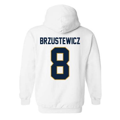 Notre Dame - NCAA Baseball : Hudson Brzustewicz - Sports Shersey Hooded Sweatshirt-1