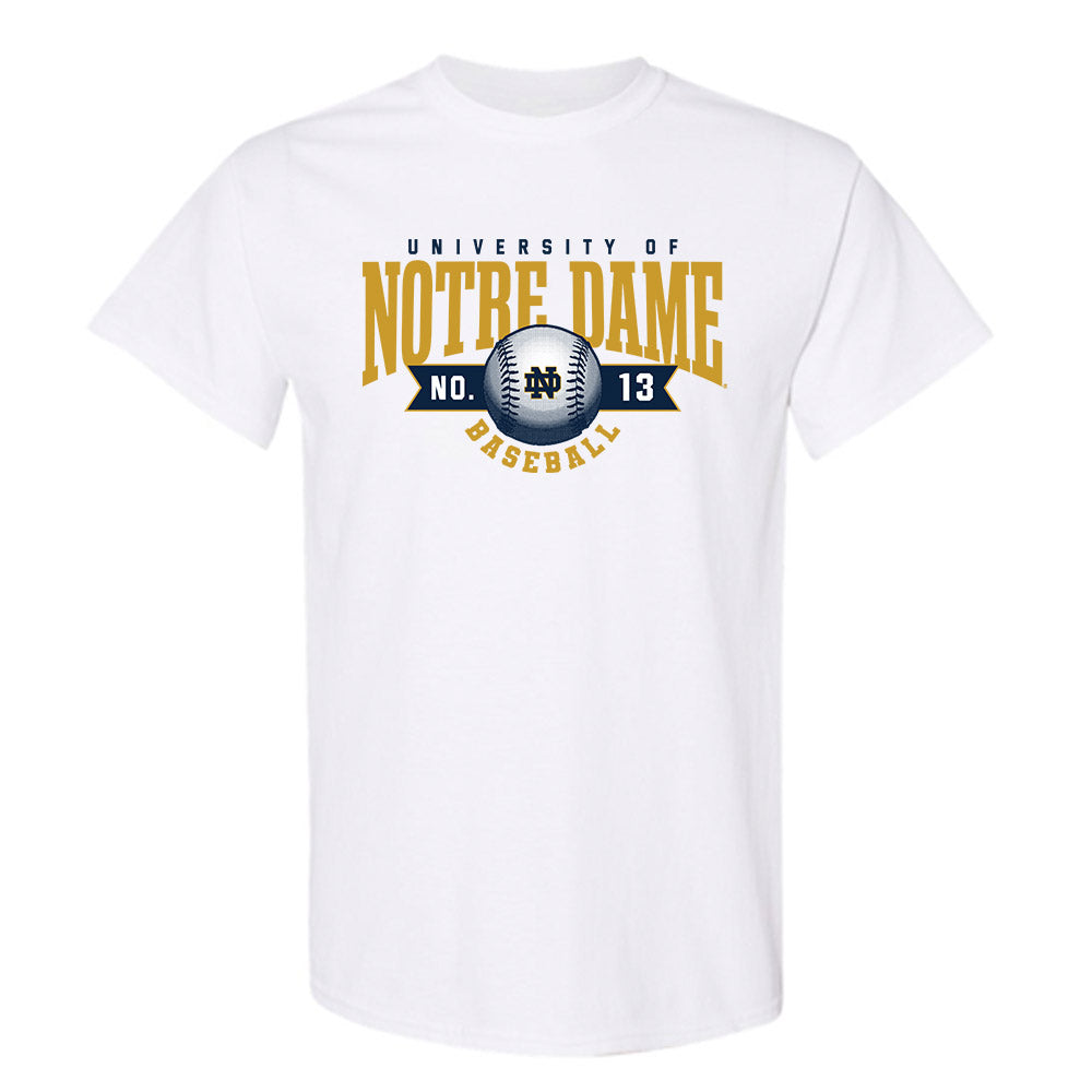 Notre Dame - NCAA Baseball : Jamie Zee - Sports Shersey T-Shirt-0