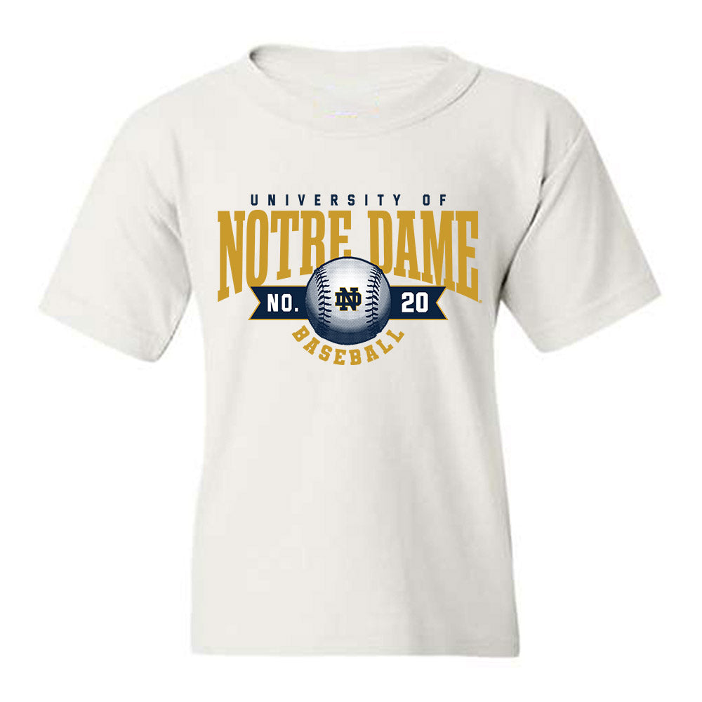 Notre Dame - NCAA Baseball : Caleb Ricks - Sports Shersey Youth T-Shirt-0