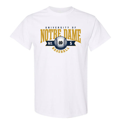 Notre Dame - NCAA Baseball : Dylan Singleton - Sports Shersey T-Shirt-0