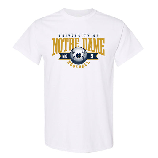 Notre Dame - NCAA Baseball : Dylan Singleton - Sports Shersey T-Shirt-0