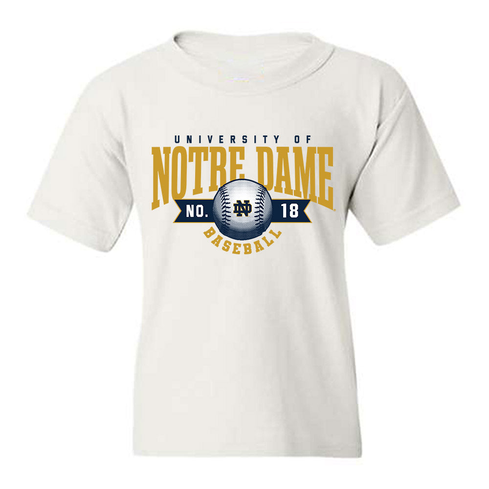 Notre Dame - NCAA Baseball : Aiden Zerr - Sports Shersey Youth T-Shirt-0