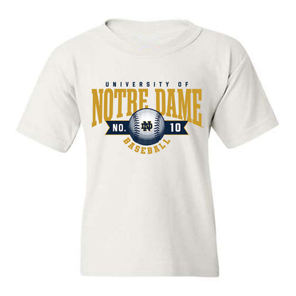 Notre Dame - NCAA Baseball : Warren Gravely IV - Sports Shersey Youth T-Shirt-0