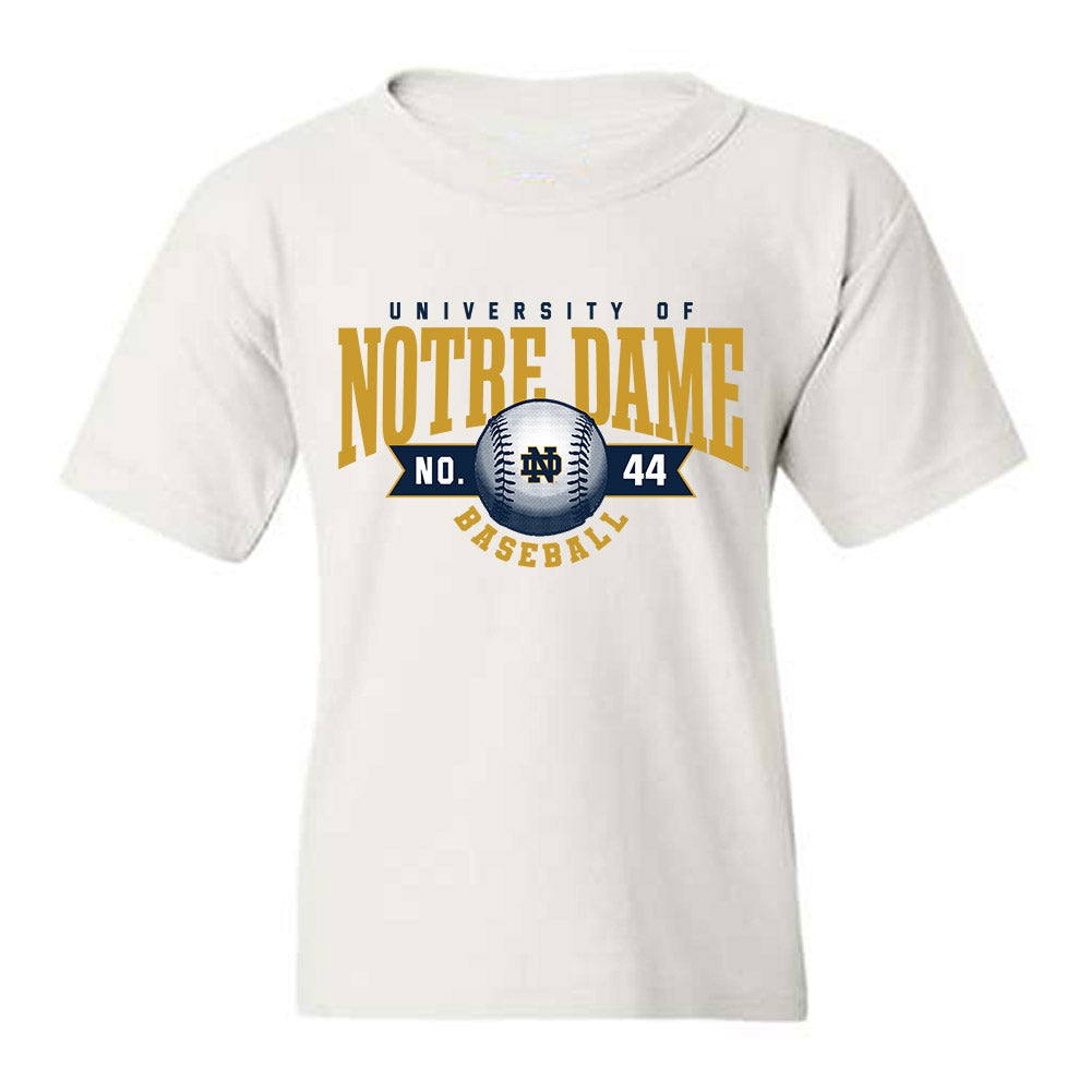 Notre Dame - NCAA Baseball : Trent Hartman - Sports Shersey Youth T-Shirt-0