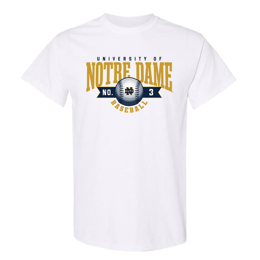 Notre Dame - NCAA Baseball : Mason Barth - Sports Shersey T-Shirt-0