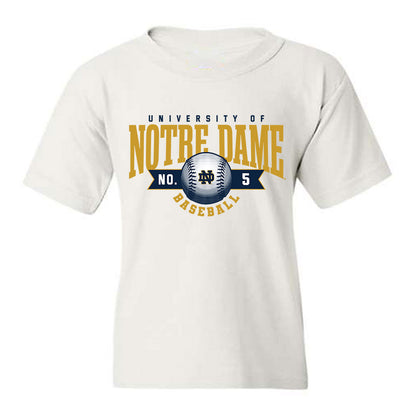 Notre Dame - NCAA Baseball : Dylan Singleton - Sports Shersey Youth T-Shirt-0
