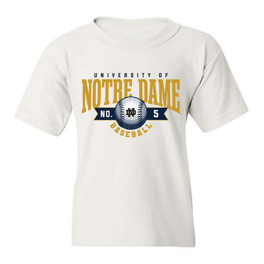Notre Dame - NCAA Baseball : Dylan Singleton - Sports Shersey Youth T-Shirt-0