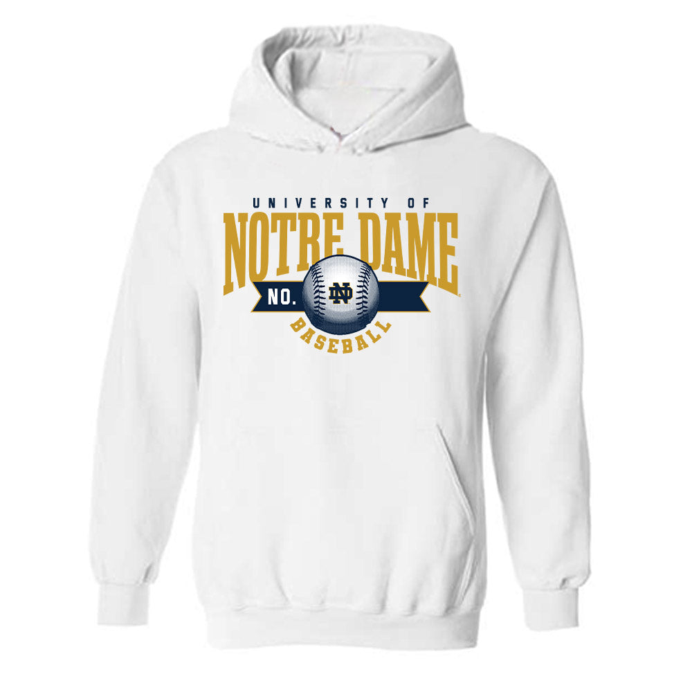 Notre Dame - NCAA Baseball : Warren Gravely - Sports Shersey Hooded Sweatshirt-0