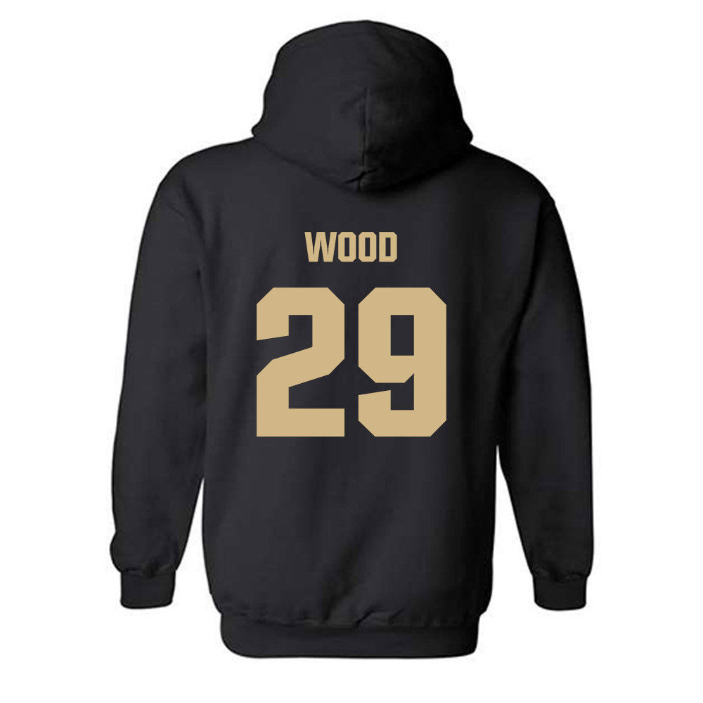 Wake Forest - NCAA Baseball : Tyler Wood - Classic Shersey Hooded Sweatshirt-1