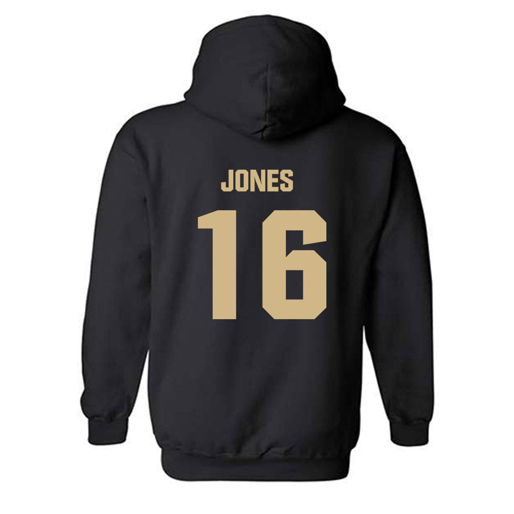 Wake Forest - NCAA Baseball : Evan Jones - Classic Shersey Hooded Sweatshirt-1