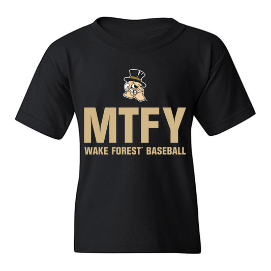 Wake Forest - NCAA Baseball : Ethan Keller - Classic Shersey Youth T-Shirt-0