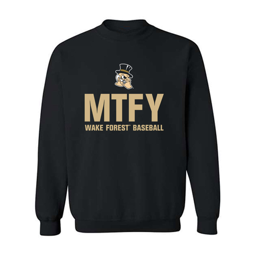 Wake Forest - NCAA Baseball : Griffin Miller - Classic Shersey Crewneck Sweatshirt-0