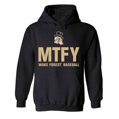 Wake Forest - NCAA Baseball : Logan D'Amico - Classic Shersey Hooded Sweatshirt-0