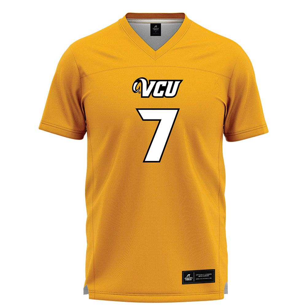 VCU - NCAA Women's Lacrosse : Maya Gipson - Gold Lacrosse Jersey-0