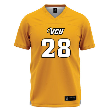 VCU - NCAA Women's Lacrosse : Ryn Feemster - Gold Lacrosse Jersey-0