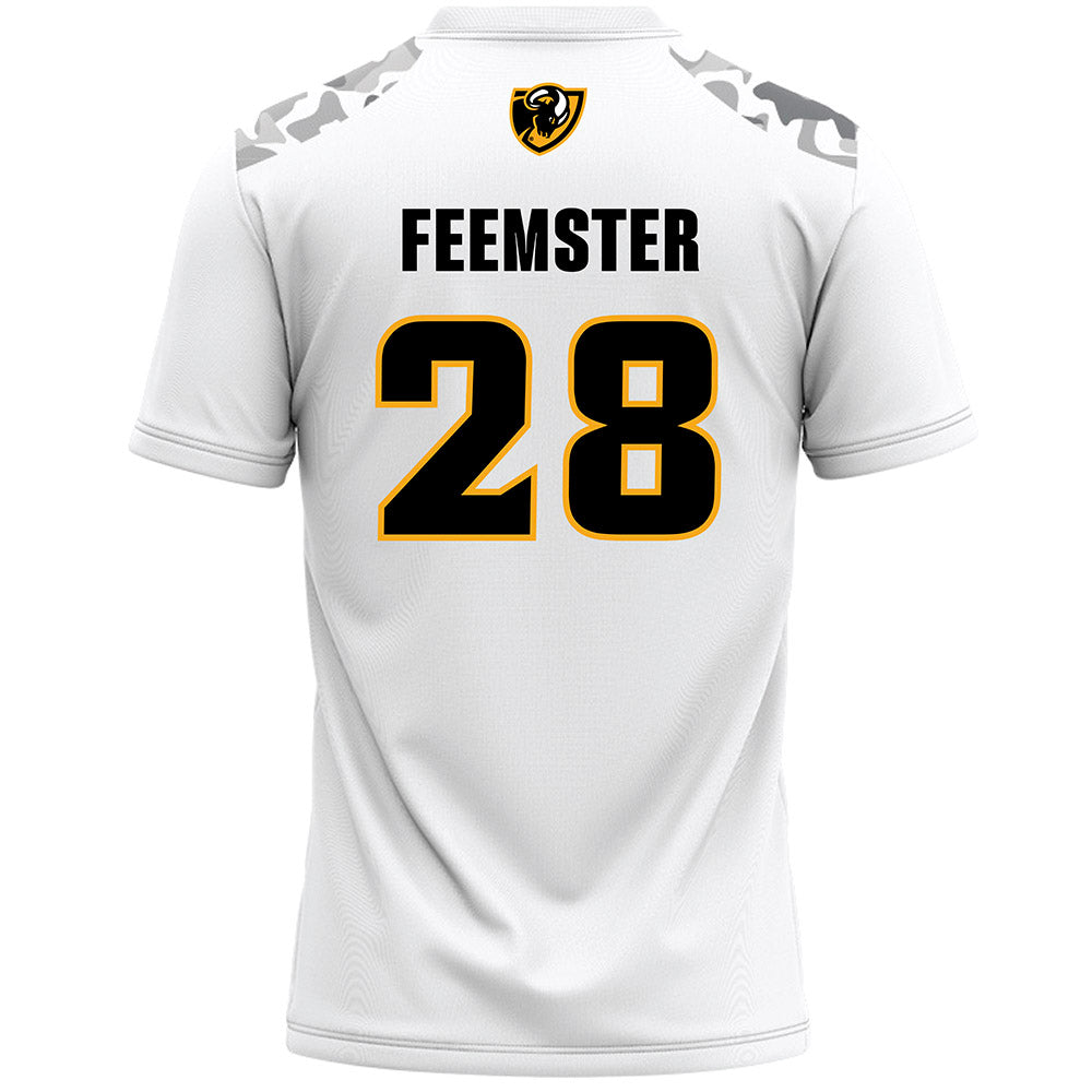 VCU - NCAA Women's Lacrosse : Ryn Feemster - White Lacrosse Jersey-1