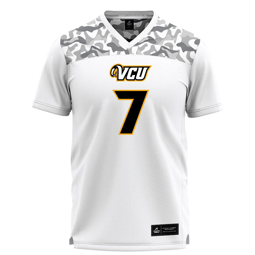 VCU - NCAA Women's Lacrosse : Maya Gipson - White Lacrosse Jersey-0
