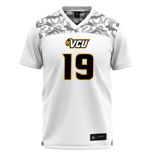 VCU - NCAA Women's Lacrosse : Mackenzie Fitzgerald - White Lacrosse Jersey-0