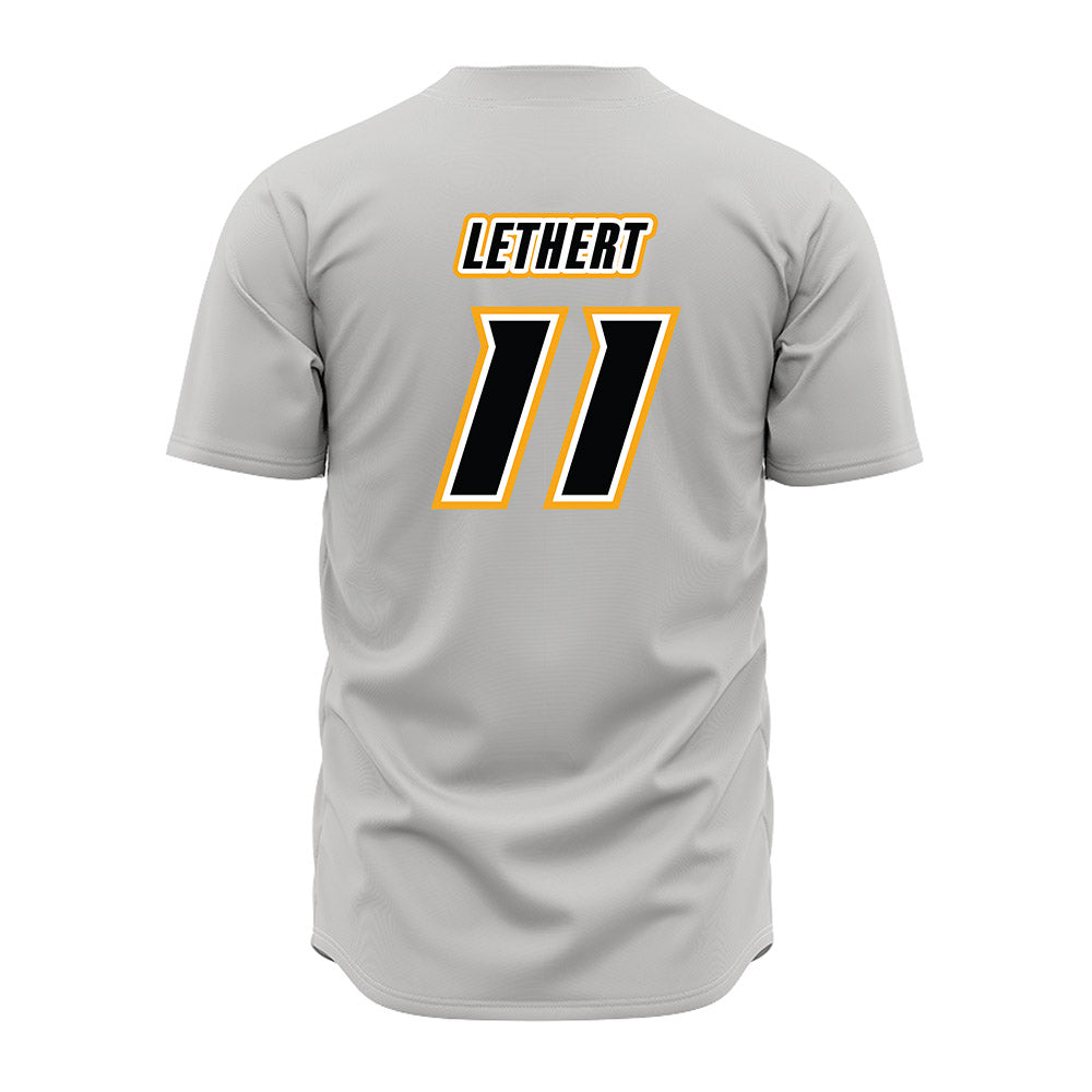 VCU - NCAA Baseball : Teige Lethert - Grey Jersey-1