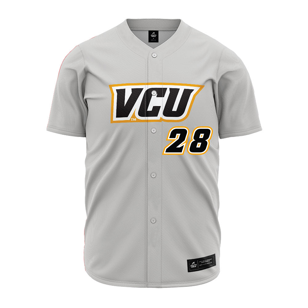 VCU - NCAA Baseball : Graham Hylton - Grey Jersey-0