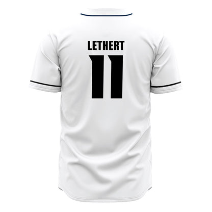 VCU - NCAA Baseball : Teige Lethert - White Jersey-1