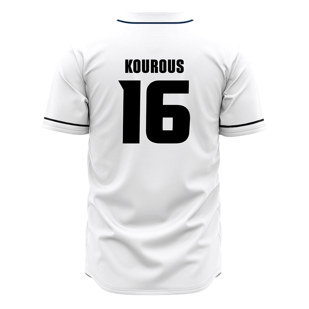 VCU - NCAA Baseball : Zachary Kourous - White Jersey-1