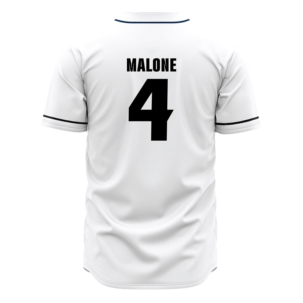 VCU - NCAA Baseball : Michael Malone - White Jersey-1