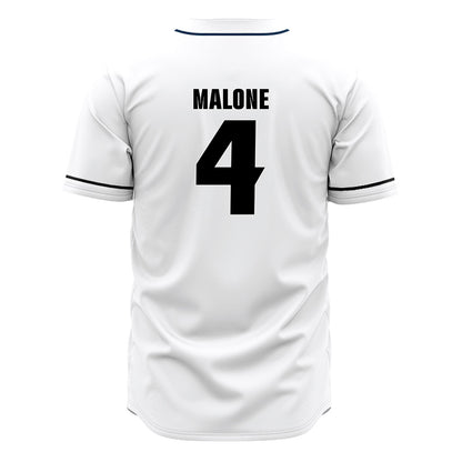 VCU - NCAA Baseball : Michael Malone - White Jersey-1