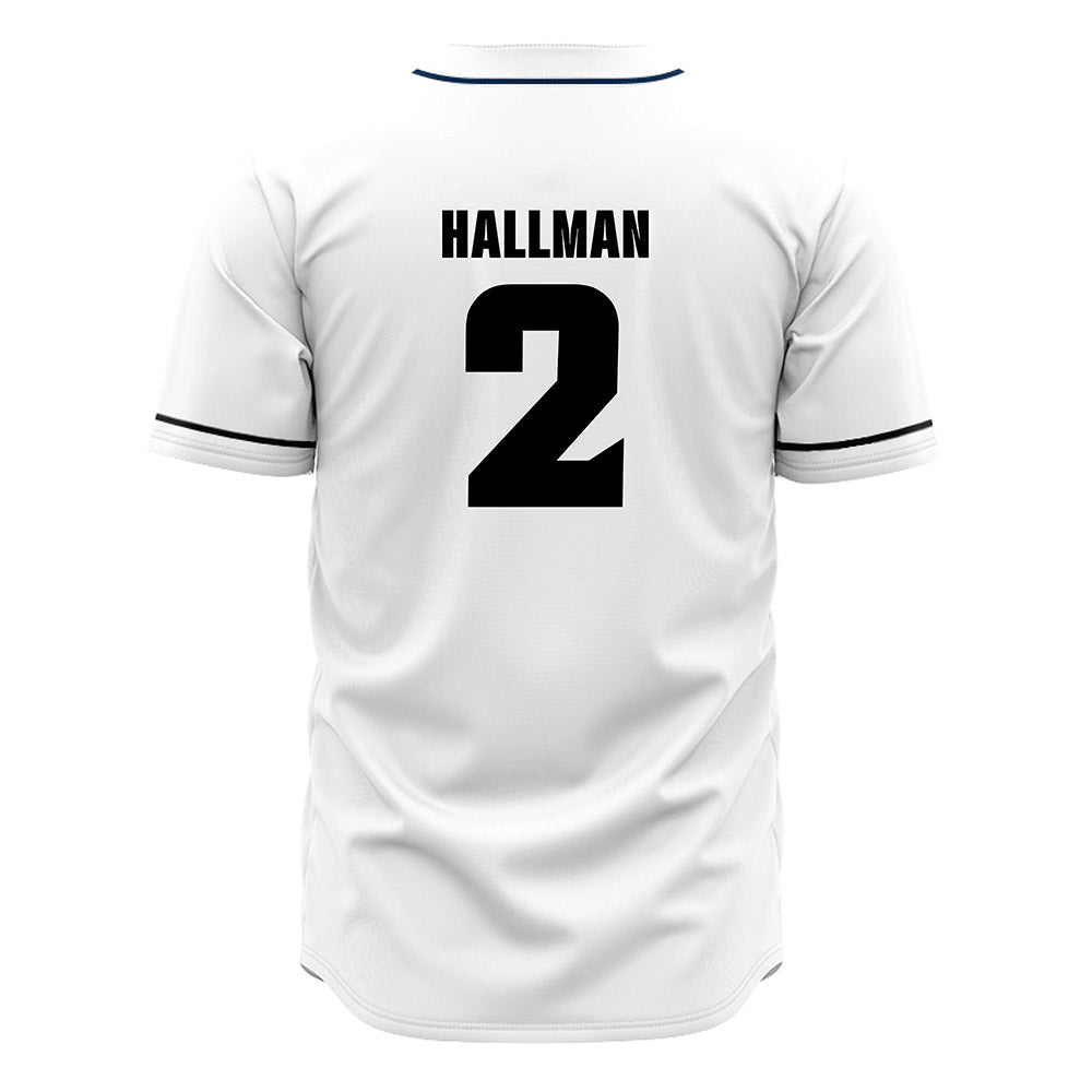 VCU - NCAA Baseball : Braydon Hallman - White Jersey-1