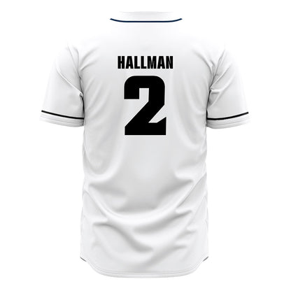 VCU - NCAA Baseball : Braydon Hallman - White Jersey-1