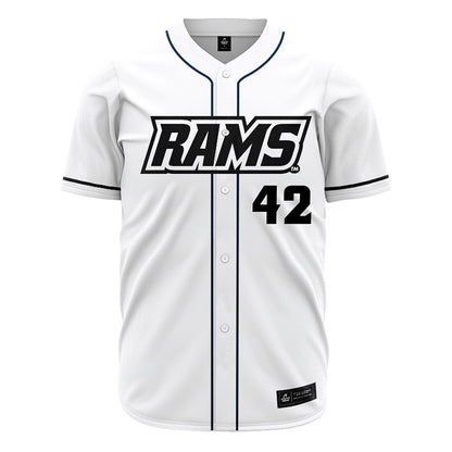 VCU - NCAA Baseball : Elias Holbert - White Jersey-0