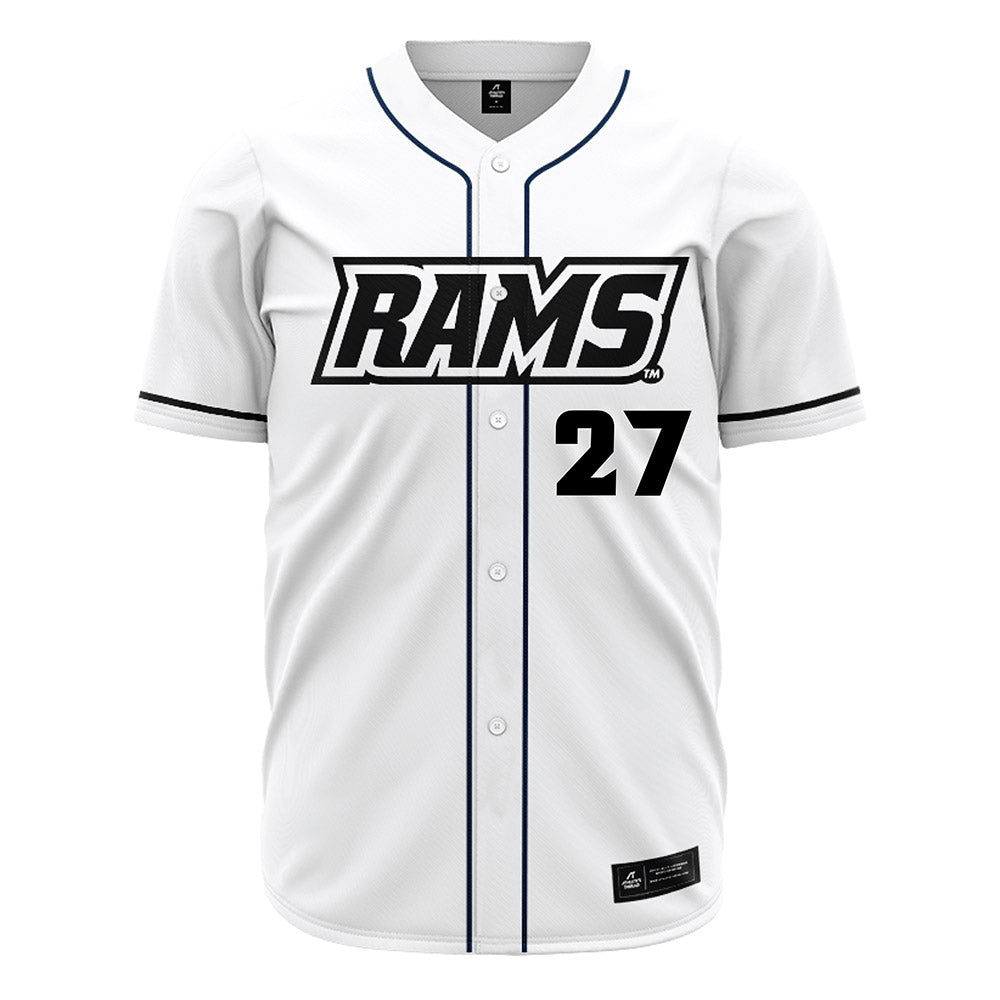 VCU - NCAA Baseball : Anthony Roszko - White Jersey-0