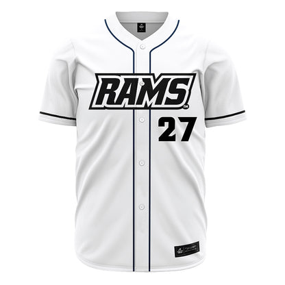 VCU - NCAA Baseball : Anthony Roszko - White Jersey-0