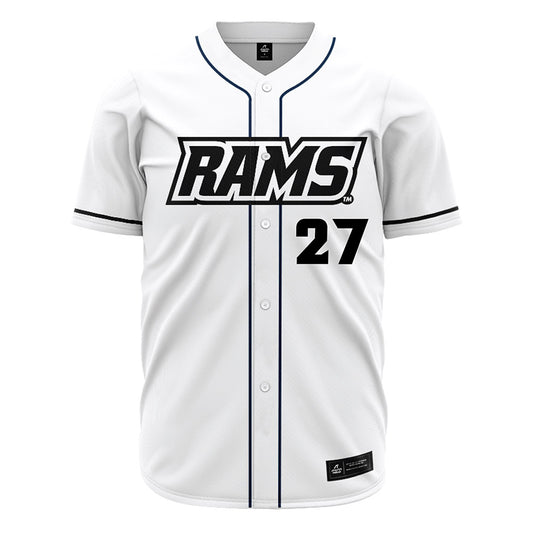 VCU - NCAA Baseball : Anthony Roszko - White Jersey-0