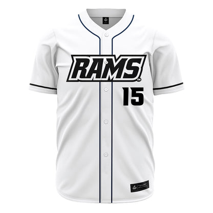 VCU - NCAA Baseball : Cooper Campbell - White Jersey-0