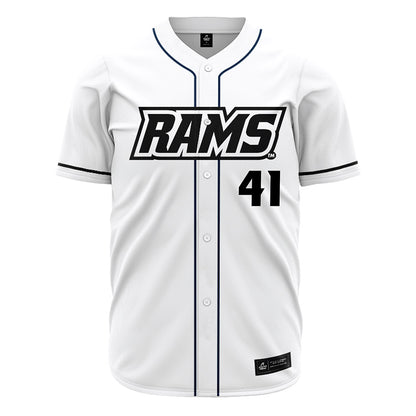 VCU - NCAA Baseball : Nicholas Bertrand - White Jersey-0