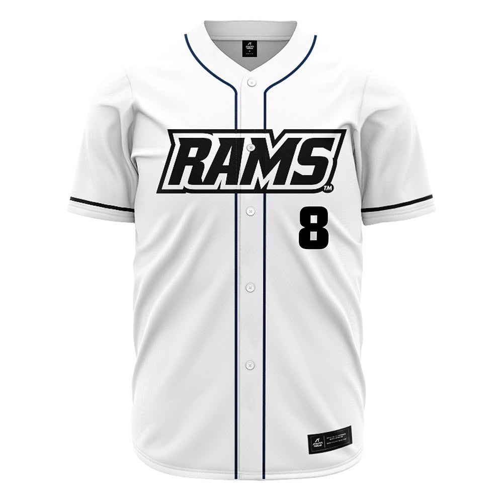 VCU - NCAA Baseball : Tristan Lange - White Jersey-0