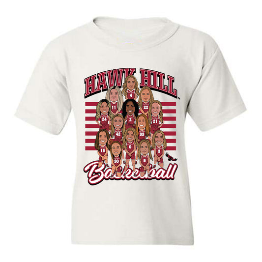 St. Joe's - NCAA Women's Basketball : Youth T-Shirt Team Caricature