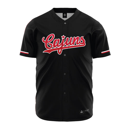 Louisiana - NCAA Baseball : Scott Herrmann - Black Jersey-0