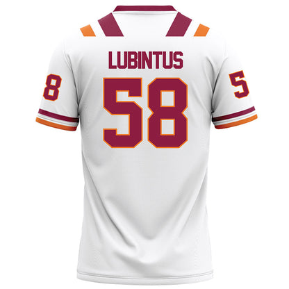 Virginia Tech - NCAA Football : Roseby Lubintus - White Football Jersey-1