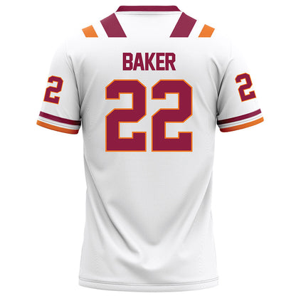 Virginia Tech - NCAA Football : Bryce Baker - White Football Jersey-1