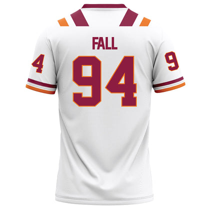 Virginia Tech - NCAA Football : Elhadj Fall - White Football Jersey-1