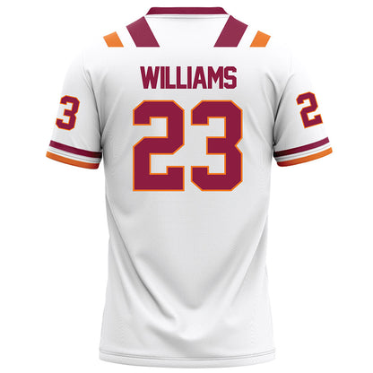 Virginia Tech - NCAA Football : Thomas Williams - White Football Jersey-1