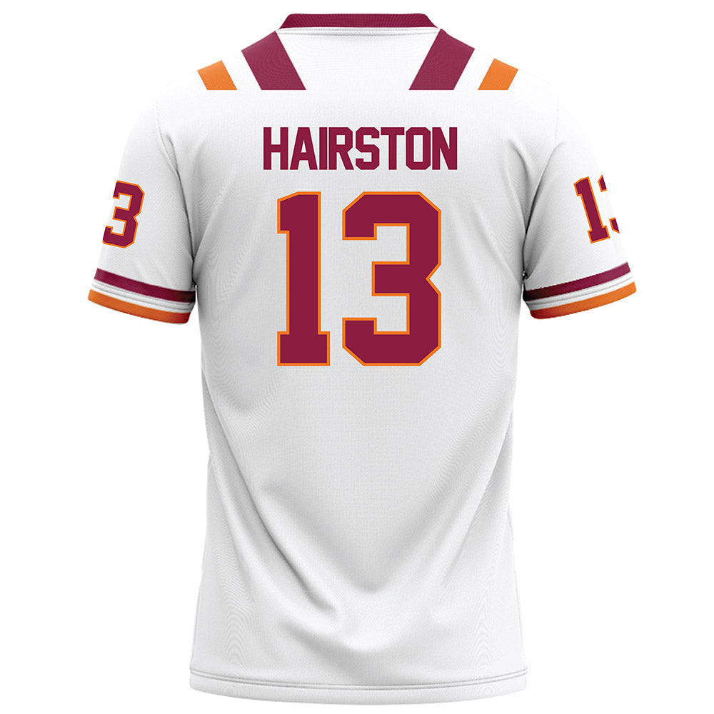 Virginia Tech - NCAA Football : Ja'Ricous Hairston - White Football Jersey-1
