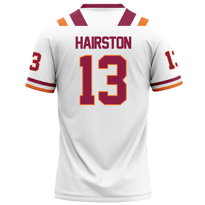 Virginia Tech - NCAA Football : Ja'Ricous Hairston - White Football Jersey-1